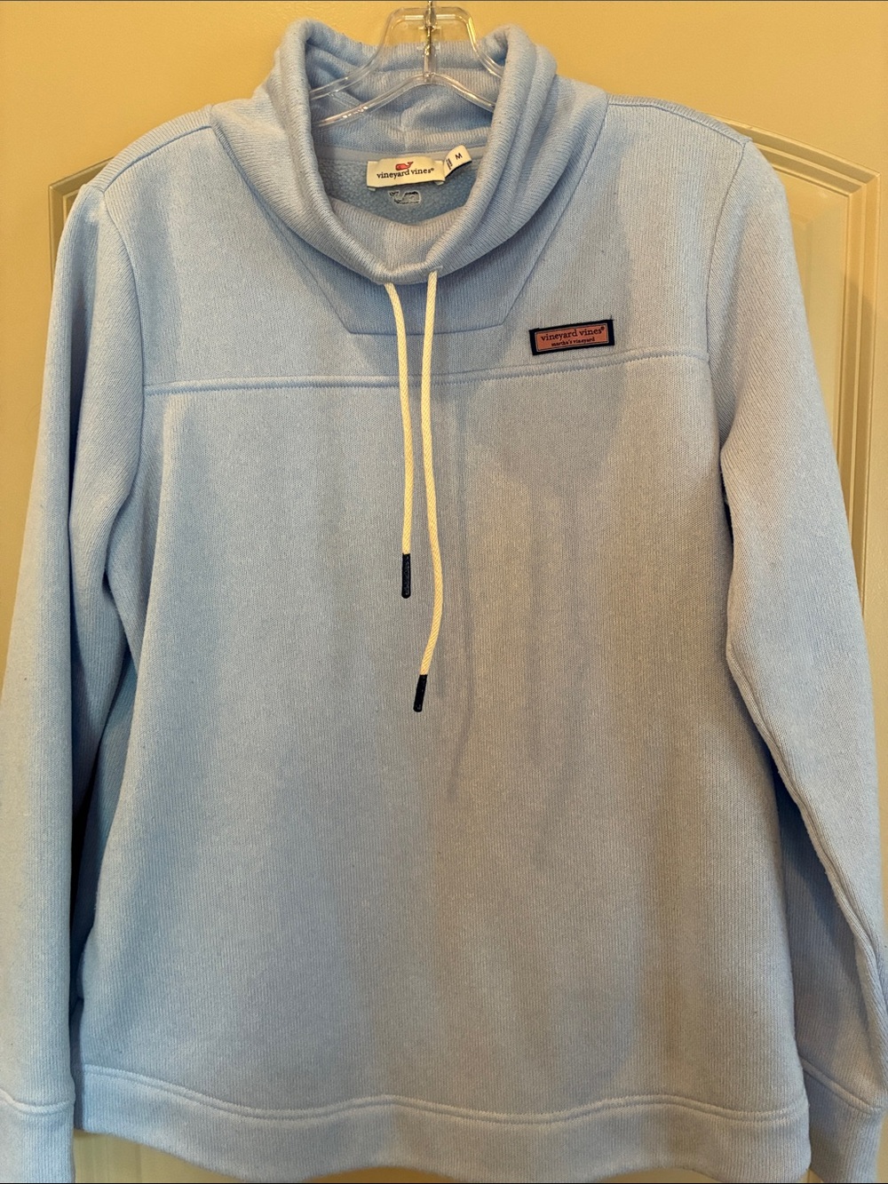 Vineyard Vines Light Blue Funnel Neck Pullover Hoodie